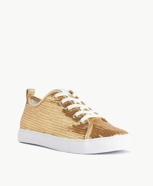 Nicky Sequin Sneaker -Merchant popular Shop Nicky Sequin W Gold Sequin 1
